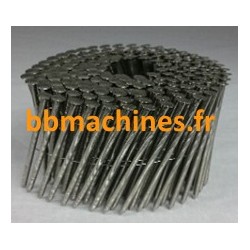 Pointes Rouleau plat 16° 2,1x32 mm Lisses Acier brut