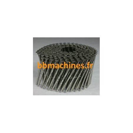 Pointes Rouleau plat 16° 2,1x32 mm Lisses Acier brut
