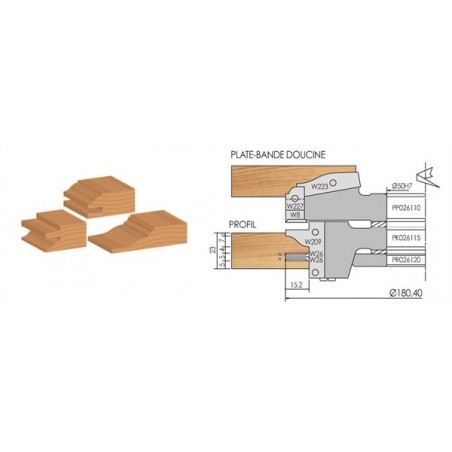 Coffret Porte-outils ébénisterie eric Porte-outils à plaquettes