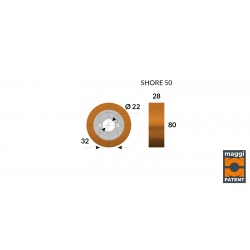 Galet FEEDER GRIP 758 pour...